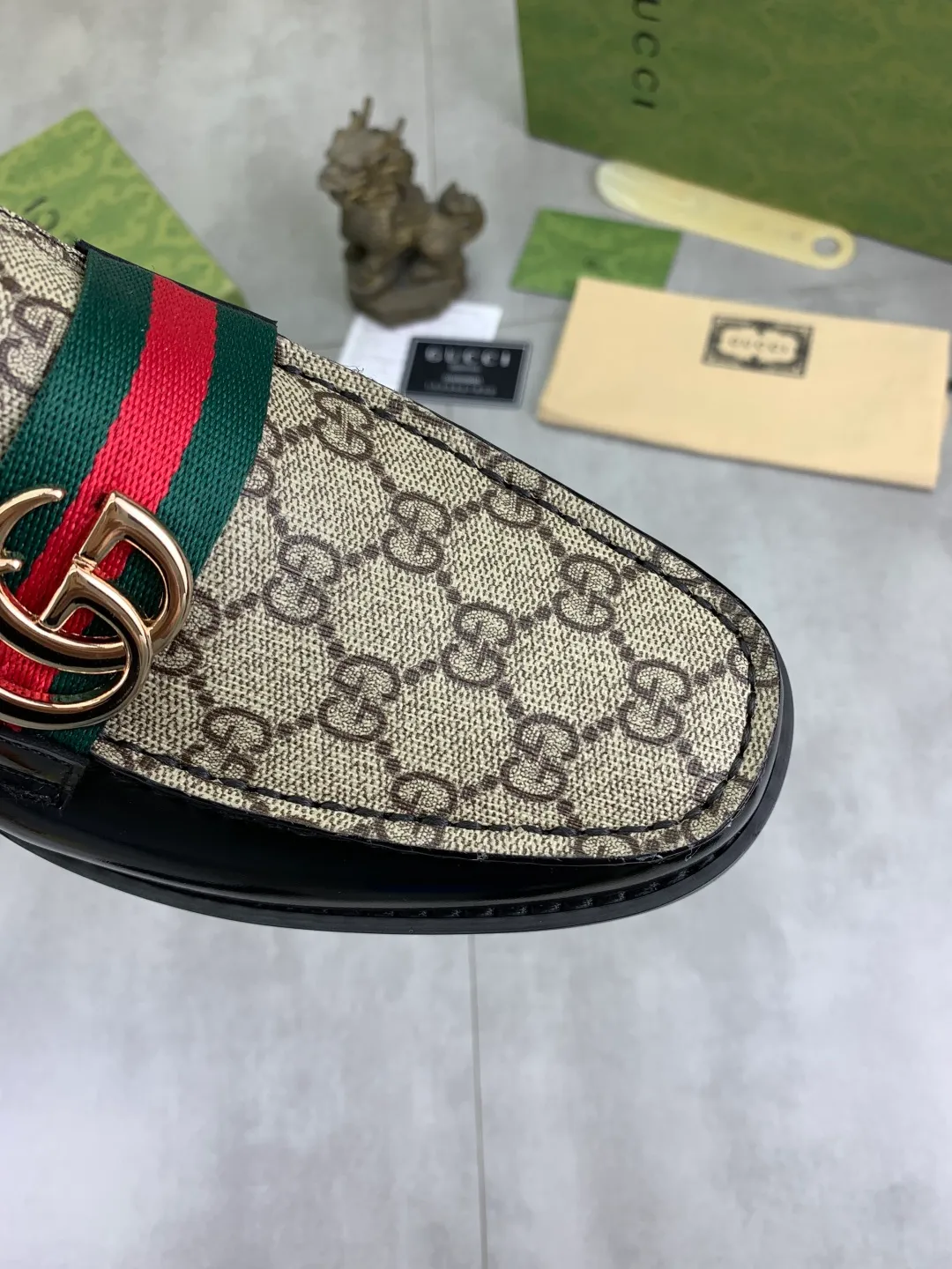 Men's men's shoes 💰P480 [New style] Water-dyed cowhide 💰💎💎💎 [Gucci] GUCCI high-end men's formal business leather shoes, original order 1:1 authentic goods! Original imported high-end open-edge beaded calfskin, original metal buckle, imported first-layer cowhide lining for feet, original outsole, men's shoe size: 38-45, 2️⃣ colors available